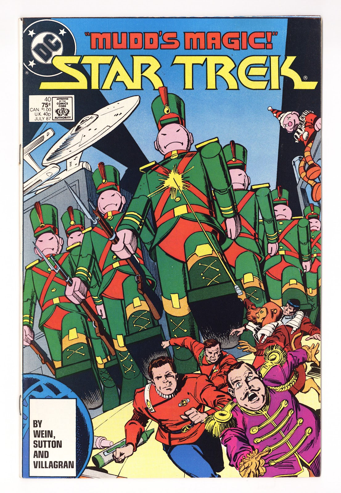 Star Trek Vol 1 40  Mid Grade   (1987)