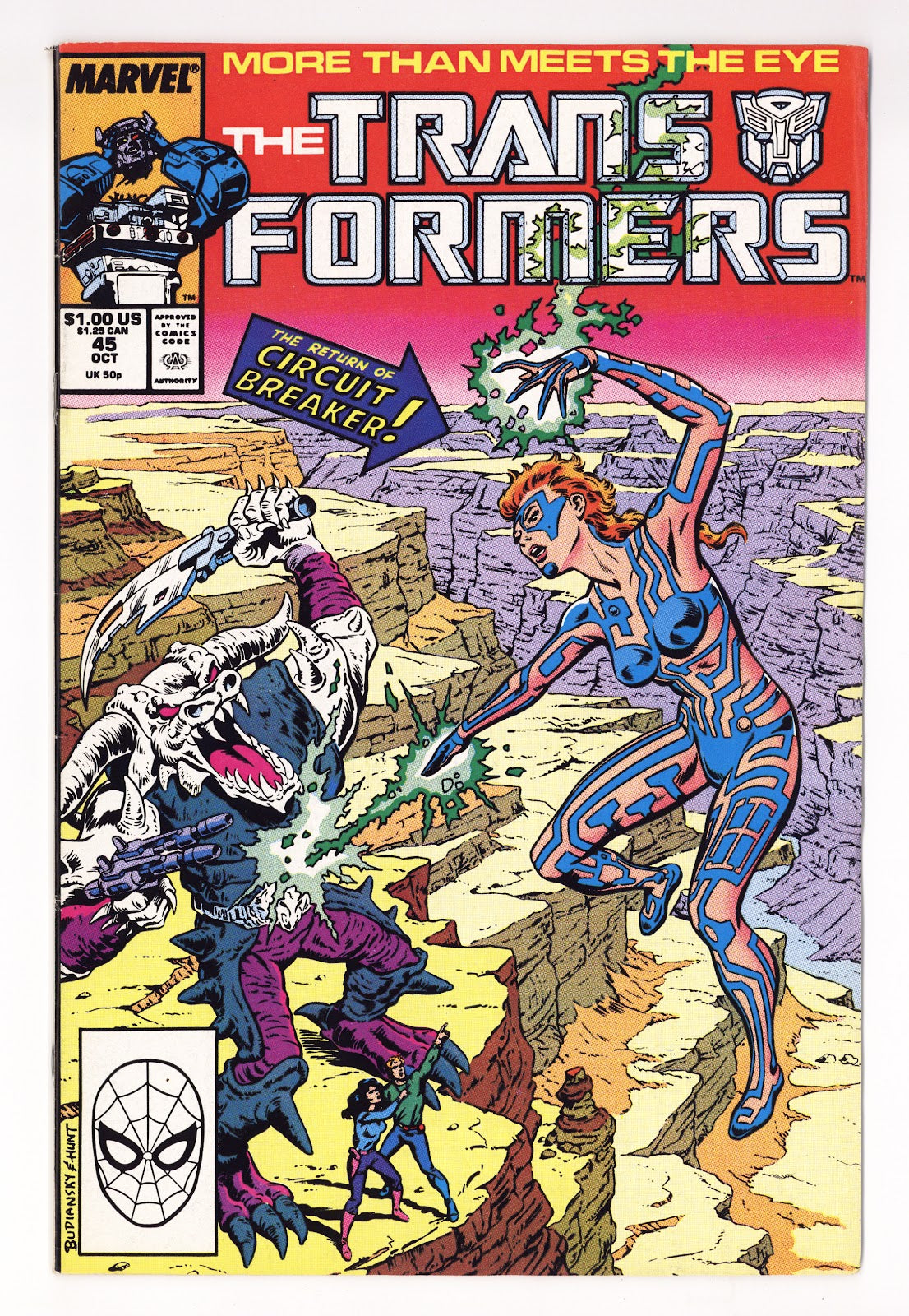 The Transformers Vol 1 45  VF- (7.5)   (1988)     