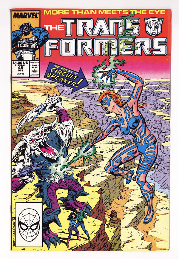 The Transformers Vol 1 45  VF- (7.5)   (1988)