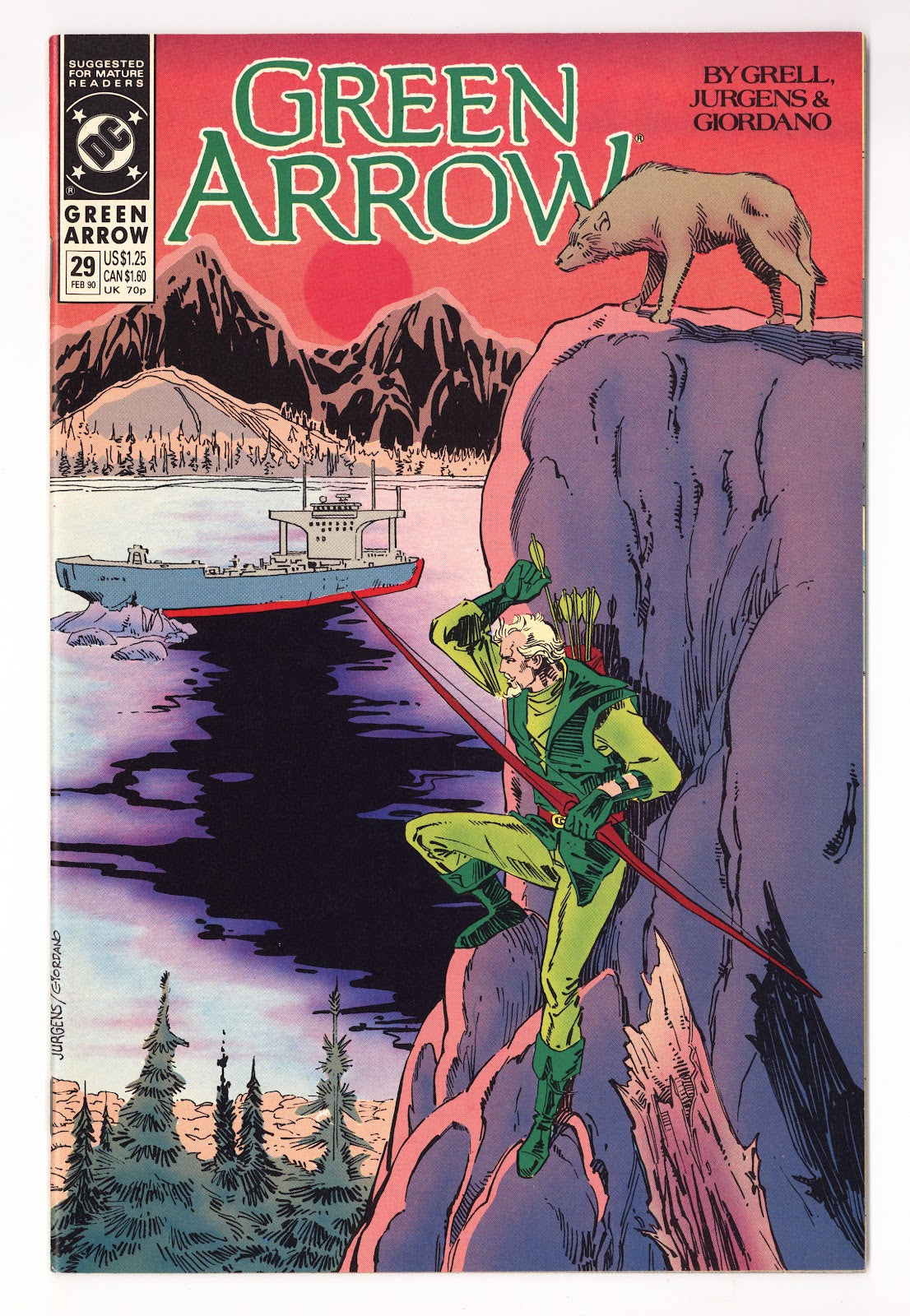 Green Arrow Vol 2 29  Mid Grade   (1990)