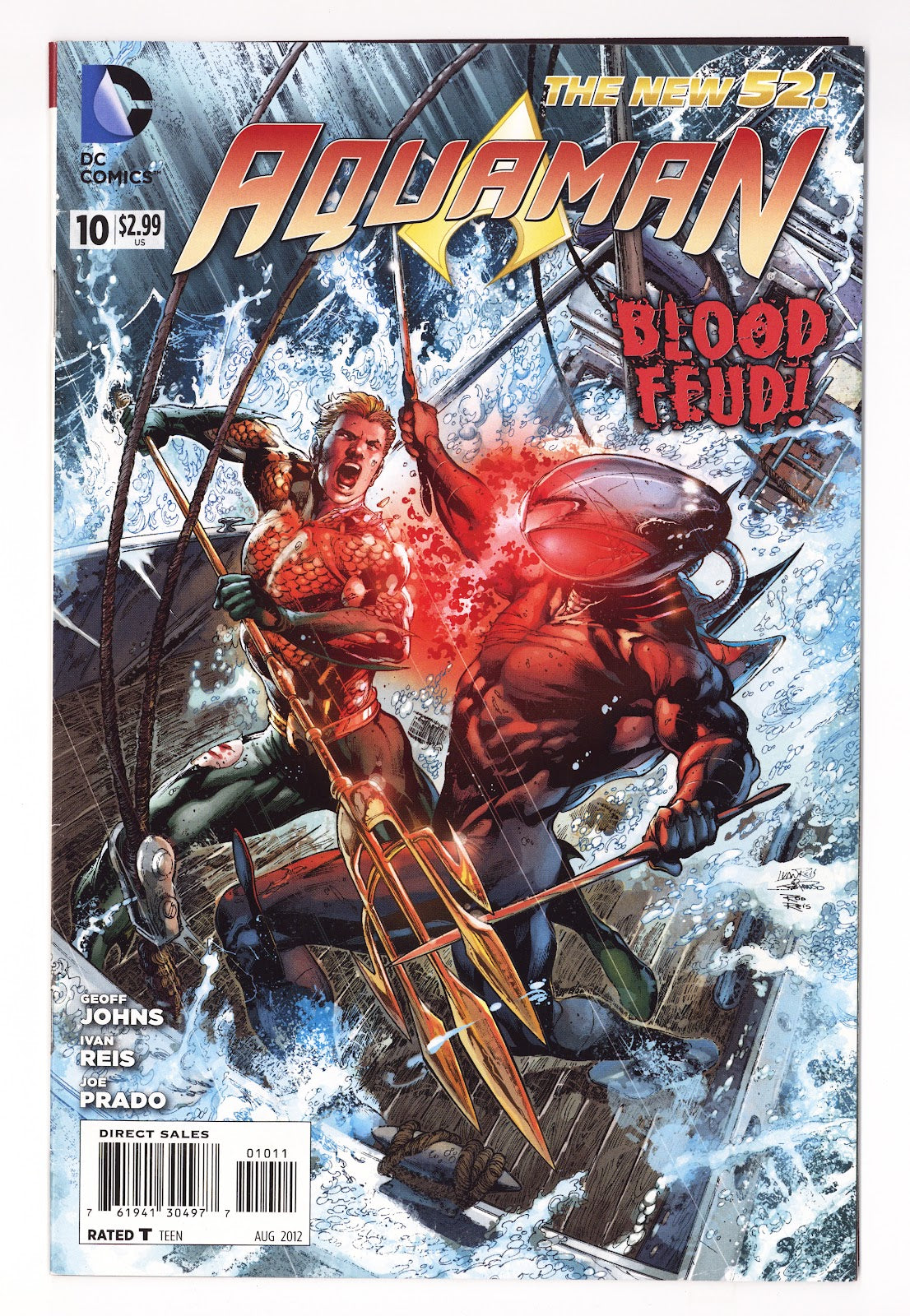 Aquaman Vol 7 10 High Grade (2012) 