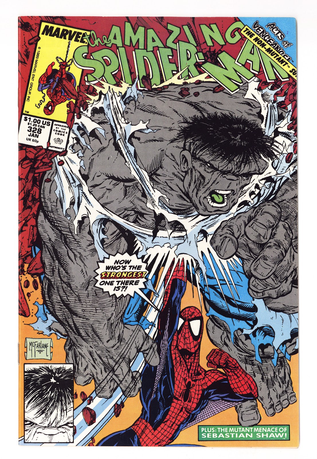 The Amazing Spider-Man Vol 1 328  VF/NM (9.0)   (1990)