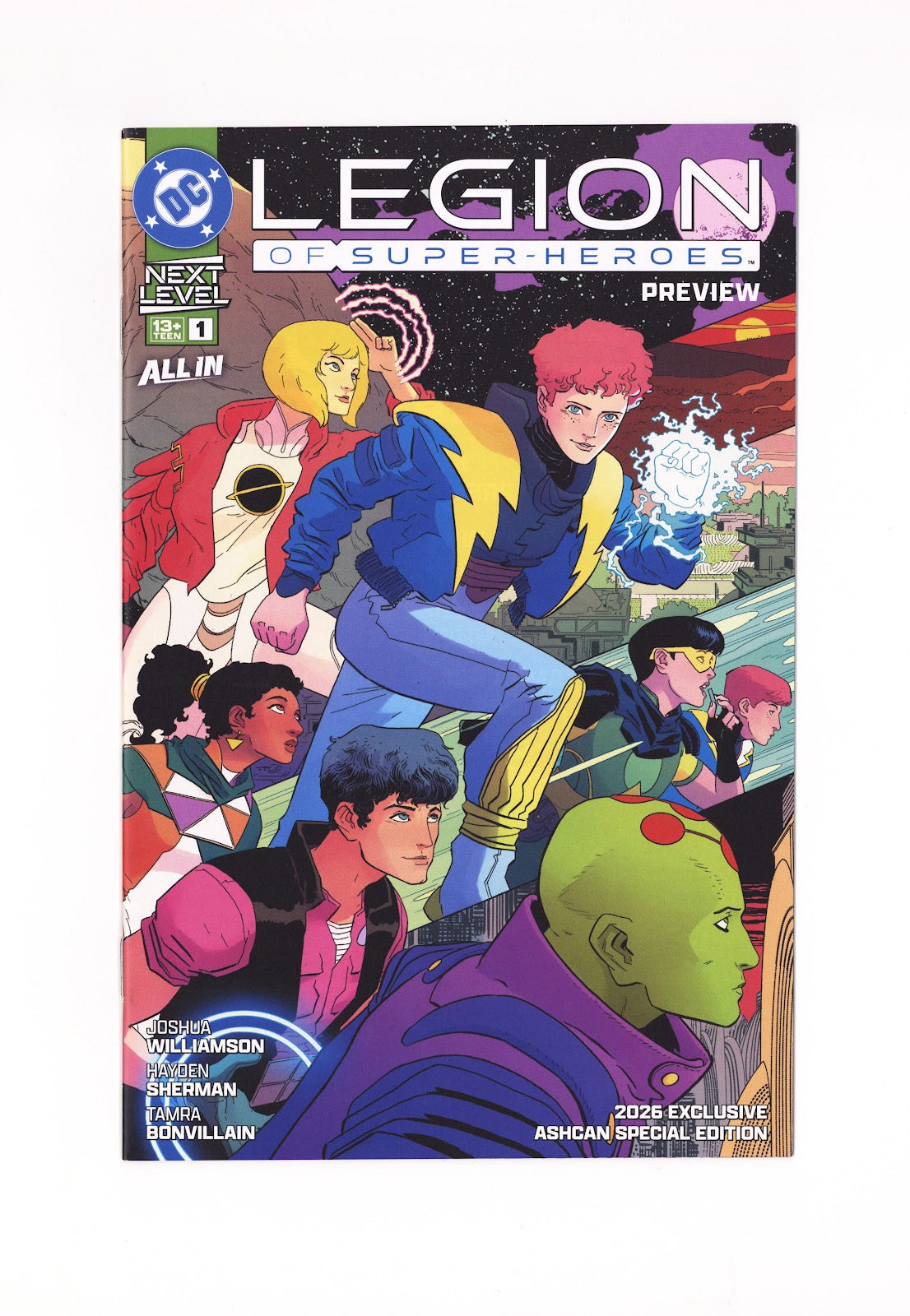 Legion of Super-Heroes SDCC Exclusive Ashcan Special Edition NM- (9.2) NM- (9.2) (2026)