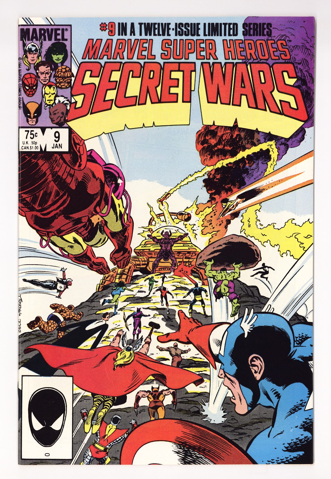 Marvel Super-Heroes Secret Wars Vol 1 9 VF+ (8.5) (1985) 
