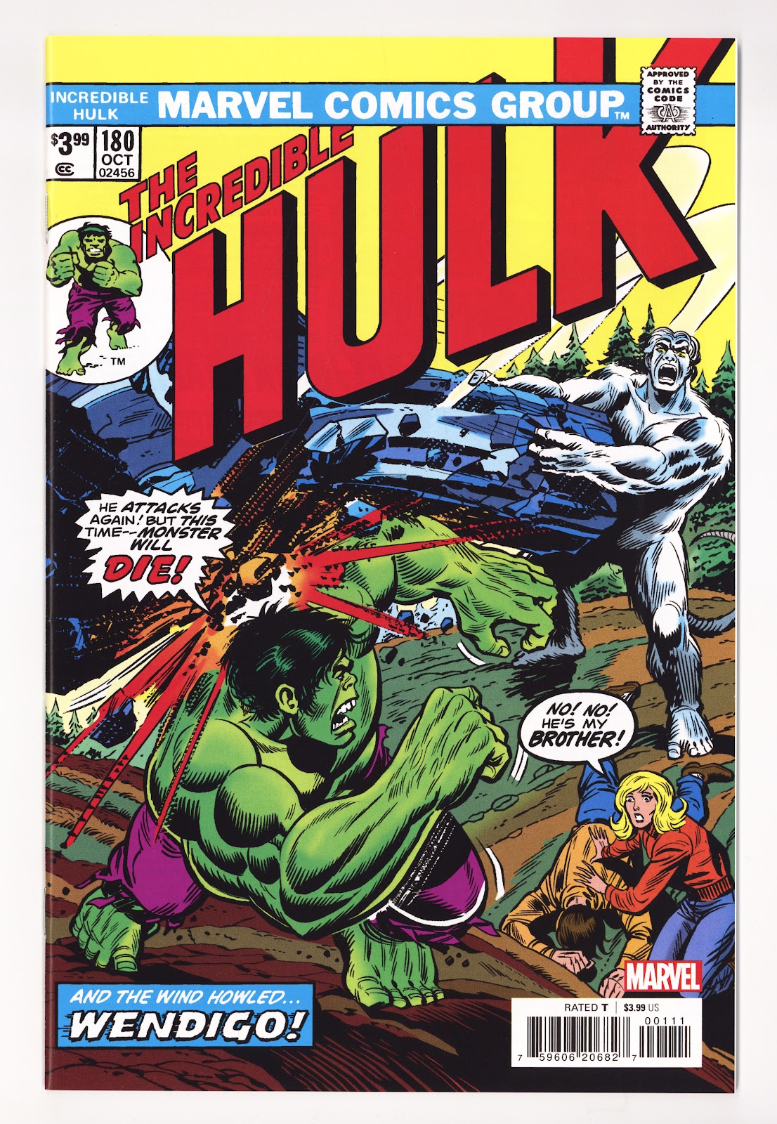 Incredible Hulk No. 180 Facsimile Edition   [nn]  High Grade   (2023)     