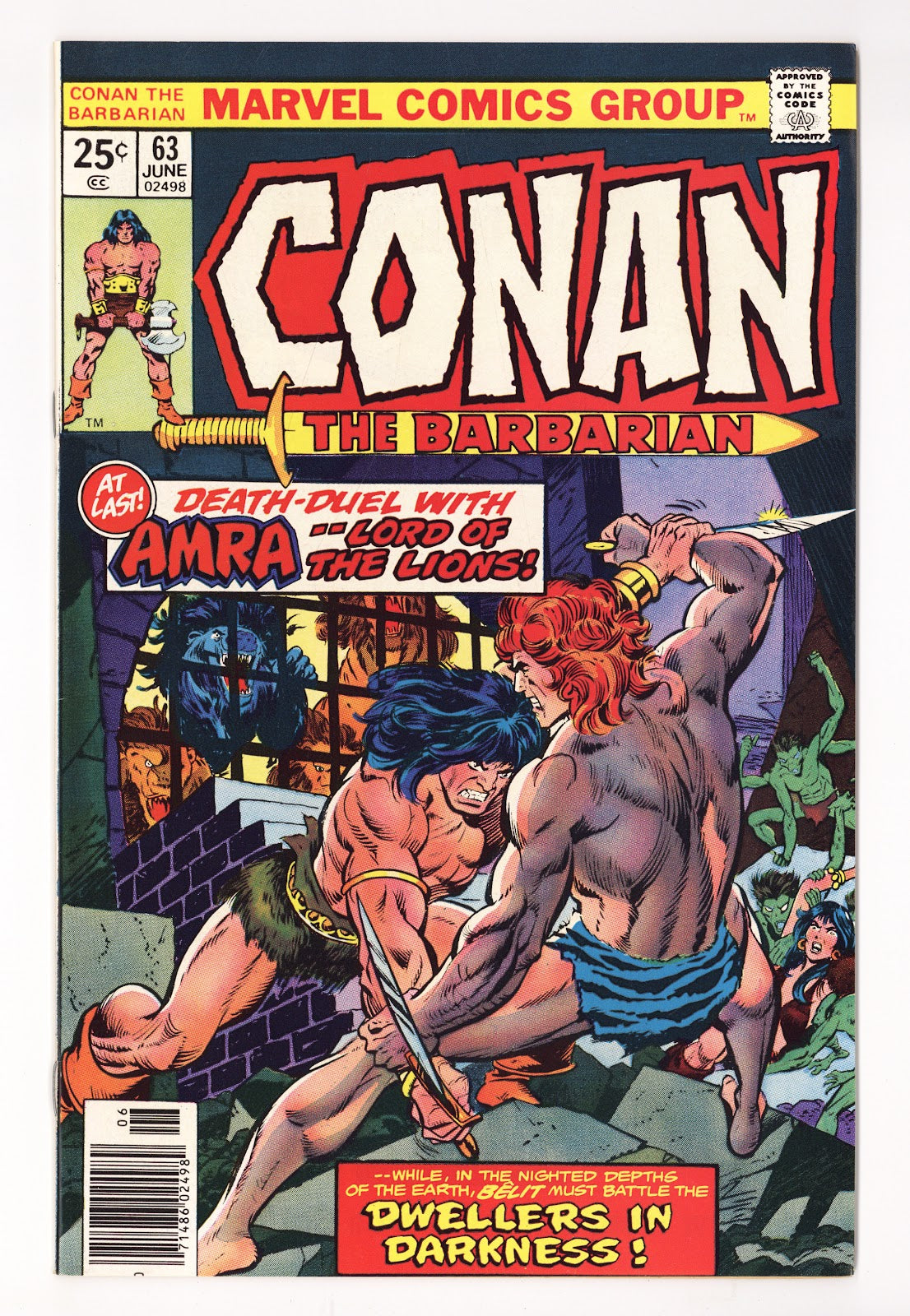 Conan the Barbarian Vol 1 63  High Grade   (1976)     