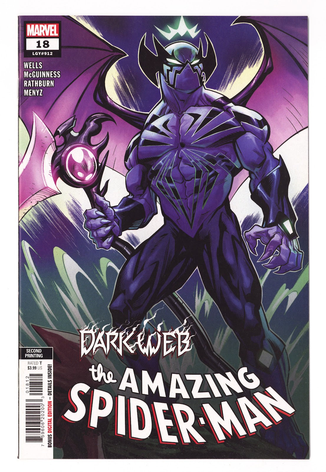 The Amazing Spider-Man Vol 6 18 (912) High Grade (2023) 2nd Print 