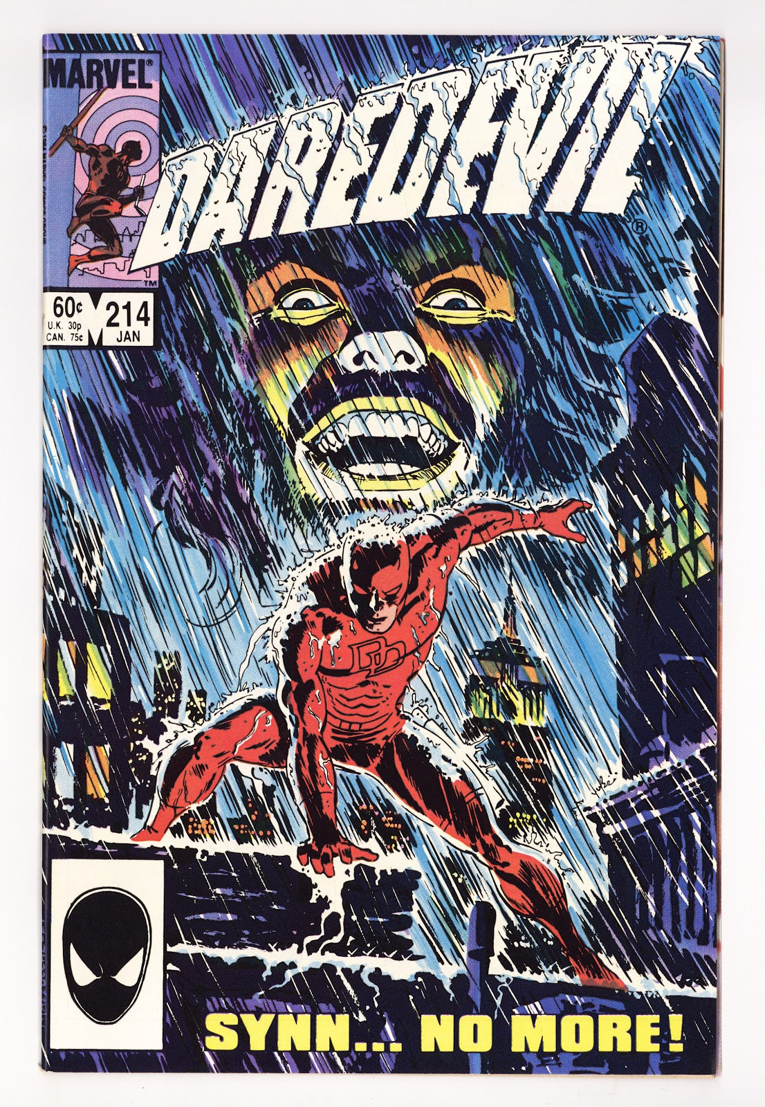 Daredevil Vol 1 214  High Grade   (1985)   Direct  