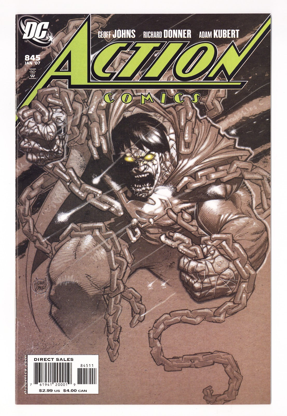 Action Comics Vol 1 845 High Grade (2007) 