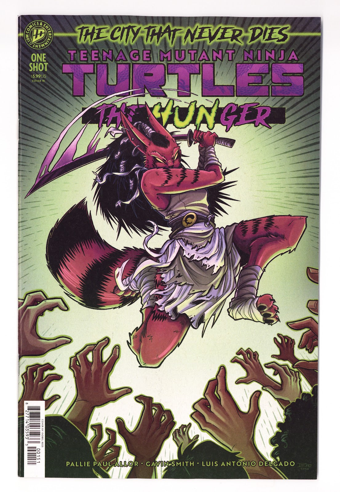 Teenage Mutant Ninja Turtles: The Hunger #1 NM- (9.2) (2026) Rees Incentive