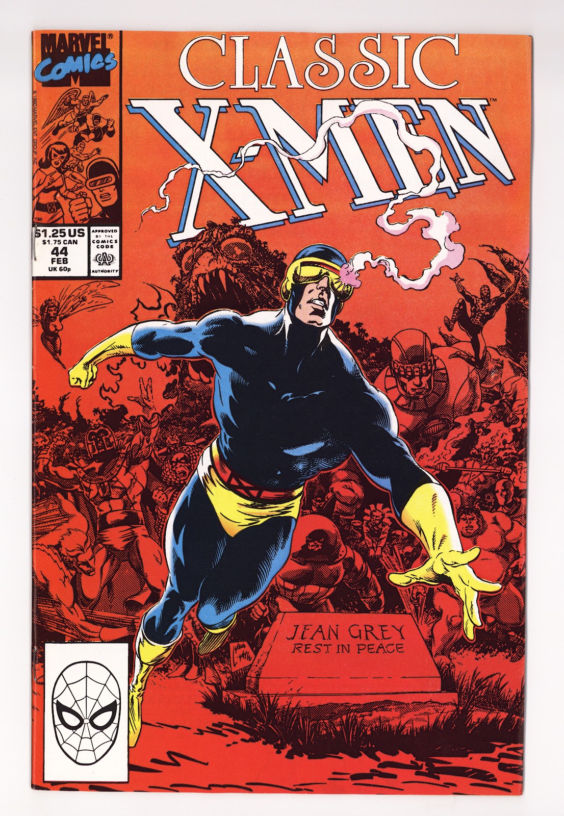 Classic X-Men 44 Mid Grade (1990) Direct 