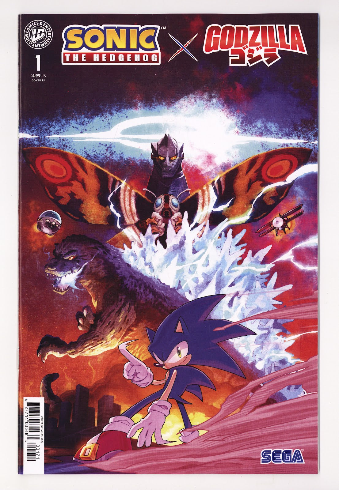 Sonic the Hedgehog x Godzilla 1 Arq Incentive NM- (2026)