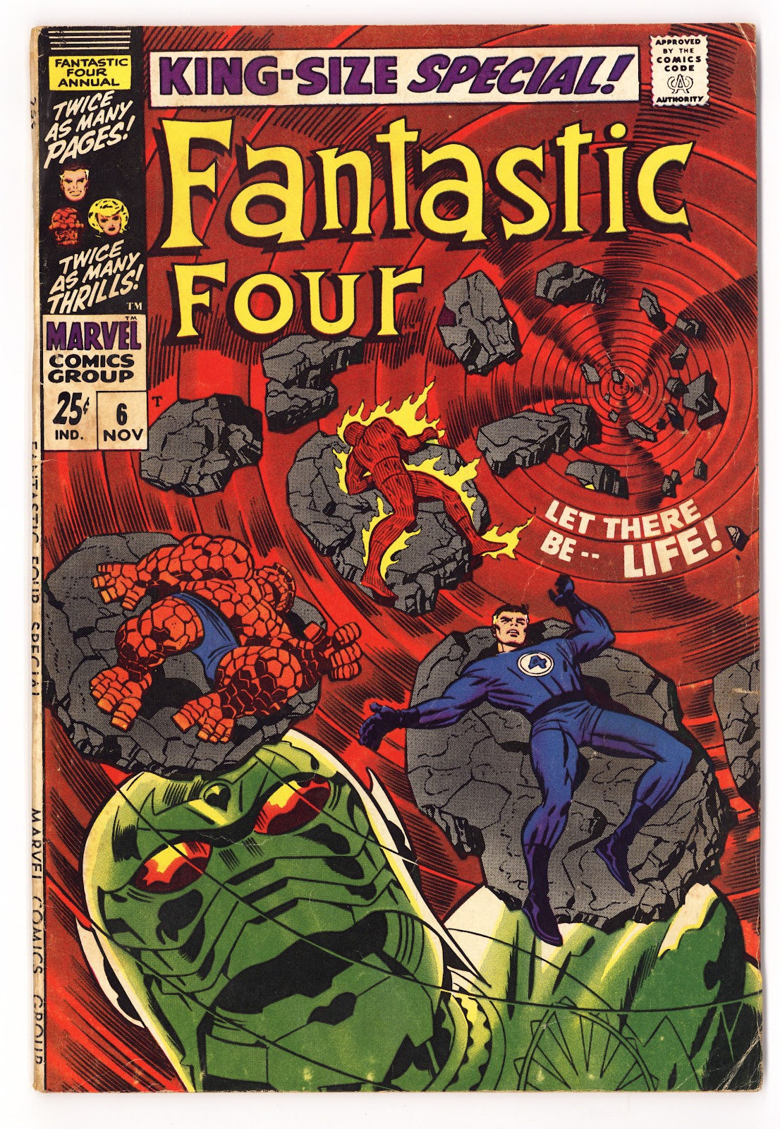 Fantastic Four Annual Vol 1 6 VG+ (4.5) (1968) 