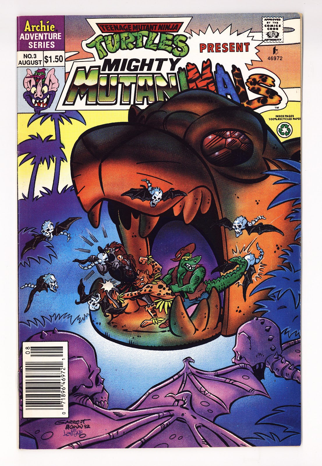 Mighty Mutanimals   3  VF- (7.5)   (1992)   Canadian  