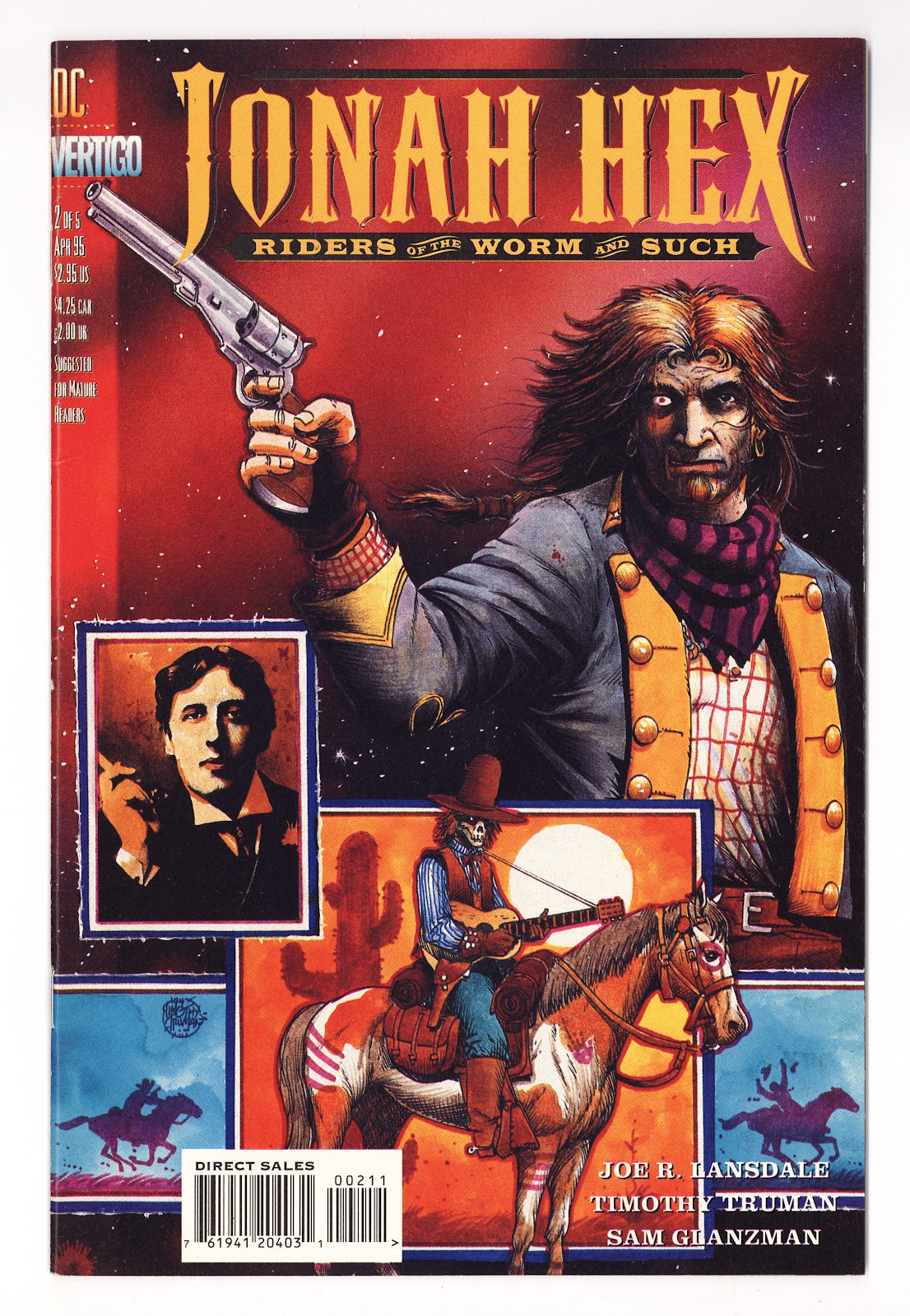 Jonah Hex: Riders of the Worm and Such   2  Mid Grade   (1995)     