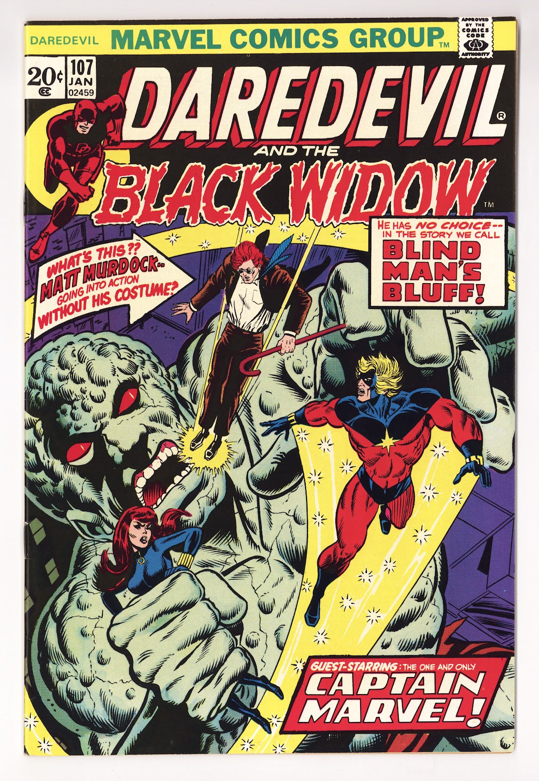 Daredevil Vol 1 107 FN/VF (7.0) (1974) 