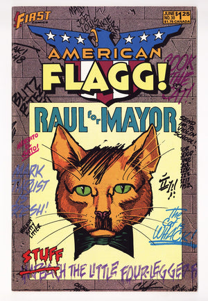 American Flagg! Vol 1 30 Mid Grade (1986)