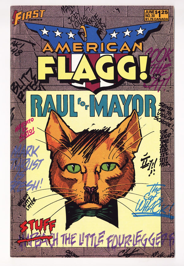 American Flagg! Vol 1 30 Mid Grade (1986)