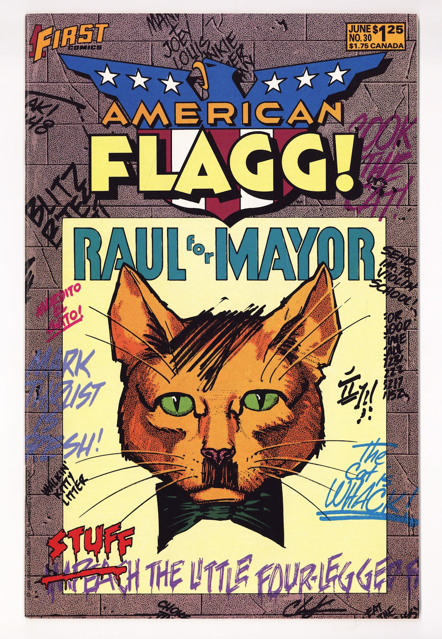 American Flagg! Vol 1 30 Mid Grade (1986) 