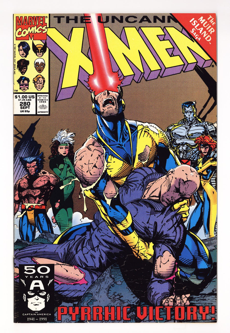 The Uncanny X-Men Vol 1 280  Mid Grade   (1991)     