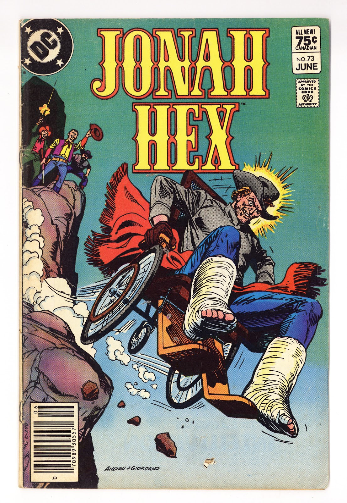 Jonah Hex Vol 1 73  Very Low Grade   (1983)   Canadian Price Variant  