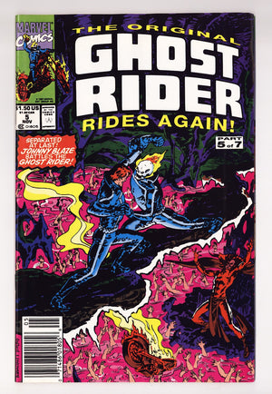 The Original Ghost Rider Rides Again 5 High Grade (1991) Newsstand