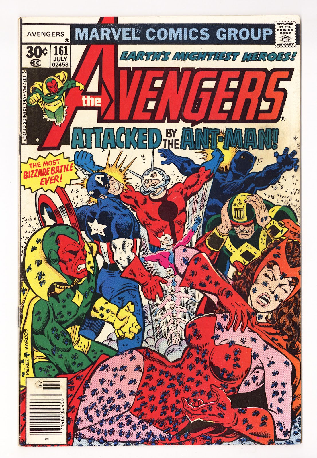 The Avengers Vol 1 161  Mid Grade   (1977)   30¢  