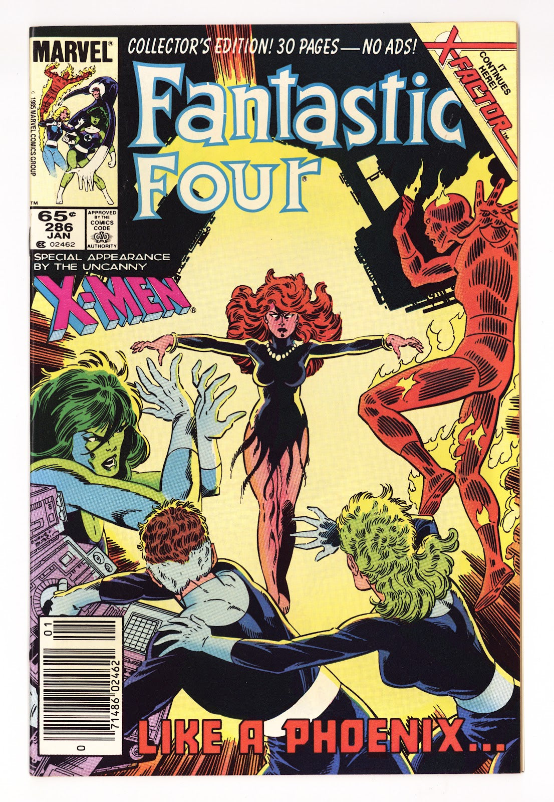 Fantastic Four Vol 1 286 Mid Grade (1986) Newsstand 
