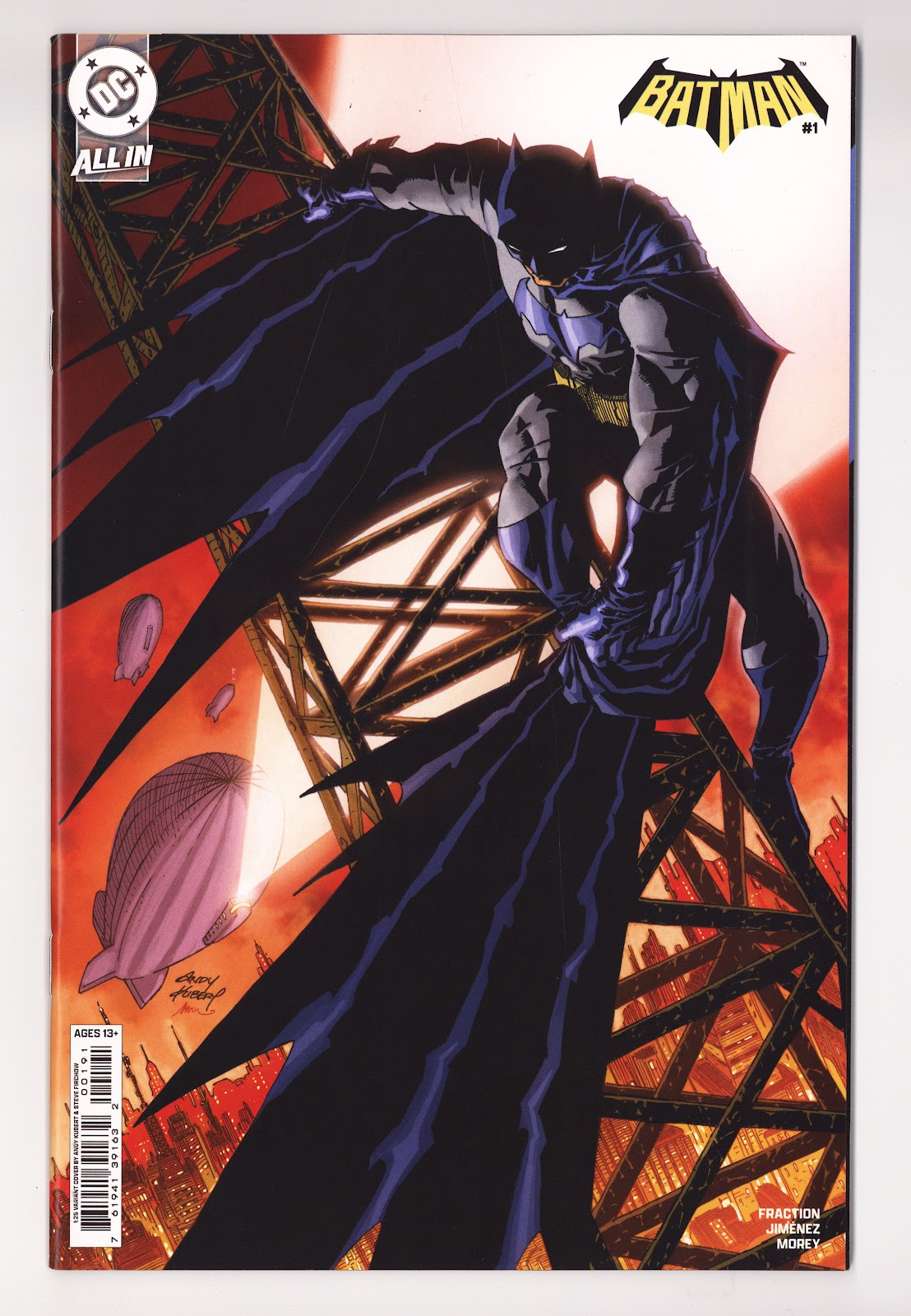 Batman Vol 4 1 High Grade (2025) Kubert Cardstock Variant 