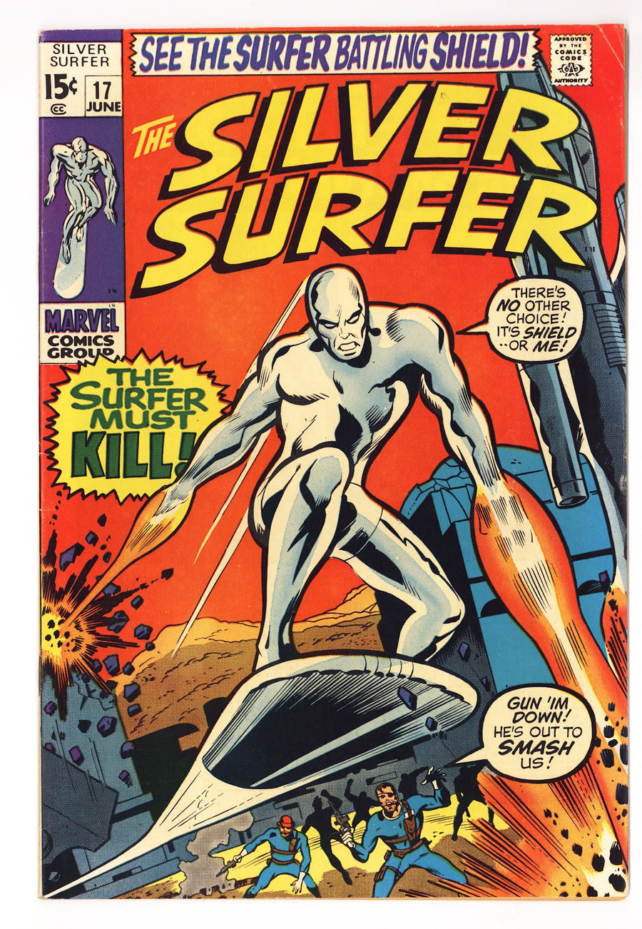 The Silver Surfer Vol 1 17  FN+ (6.5)   (1970)     