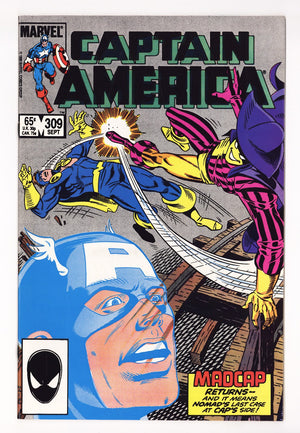 Captain America Vol 1 309 High Grade (1985)