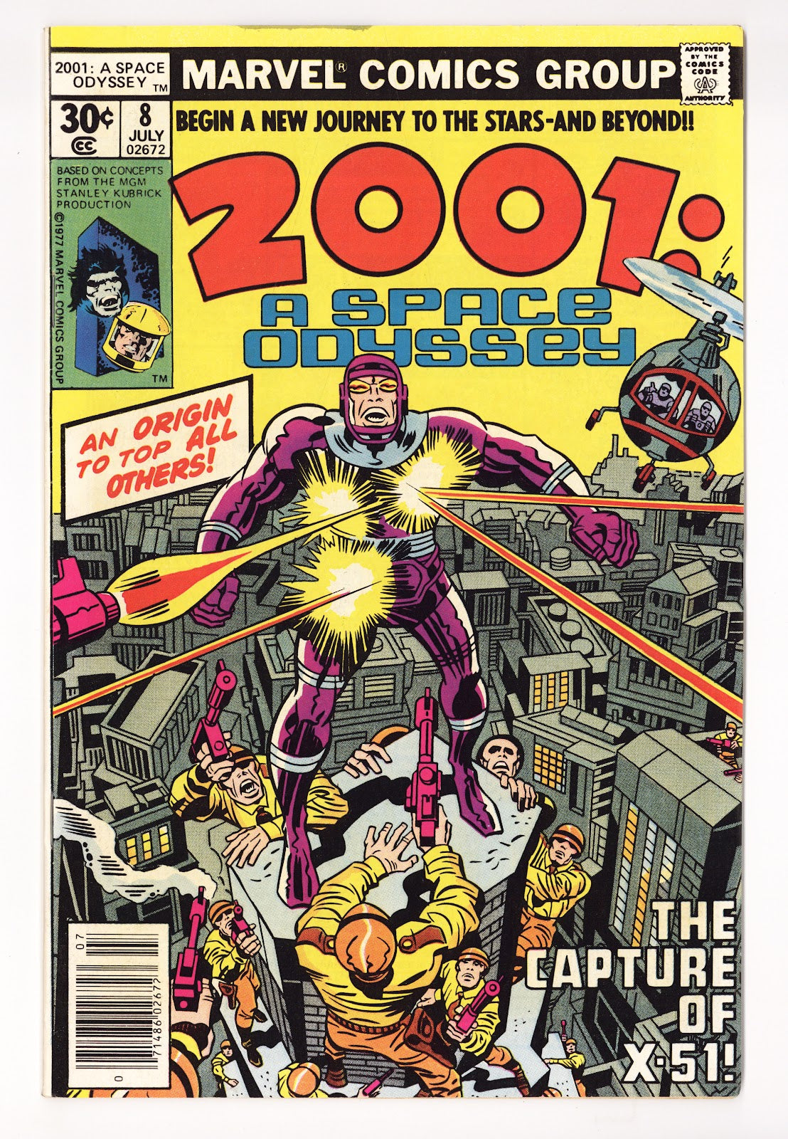 2001, A Space Odyssey 8 FN/VF (7.0) (1977)  