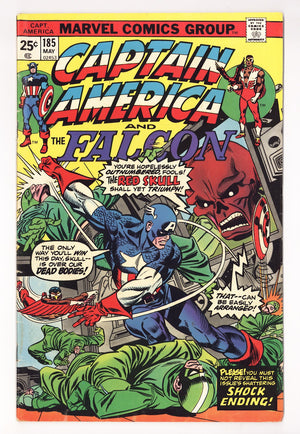 Captain America Vol 1 185 Low Grade (1975)