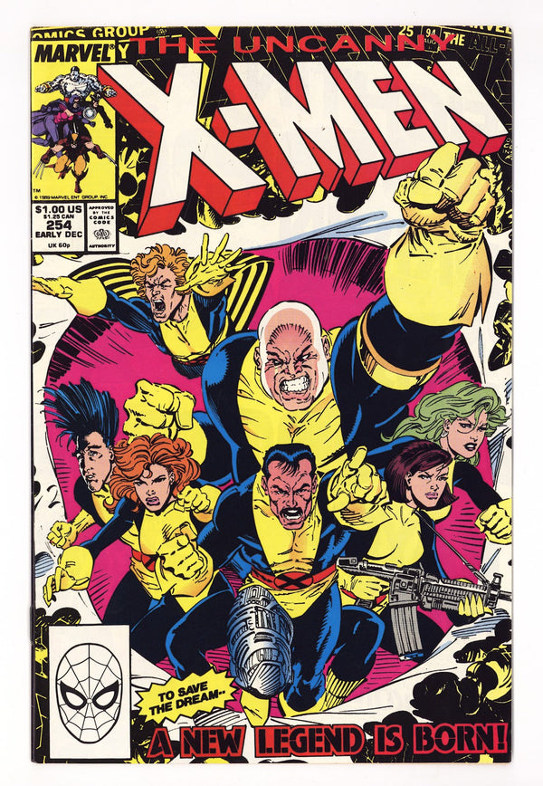 The Uncanny X-Men Vol 1 254  Mid Grade   (1989)