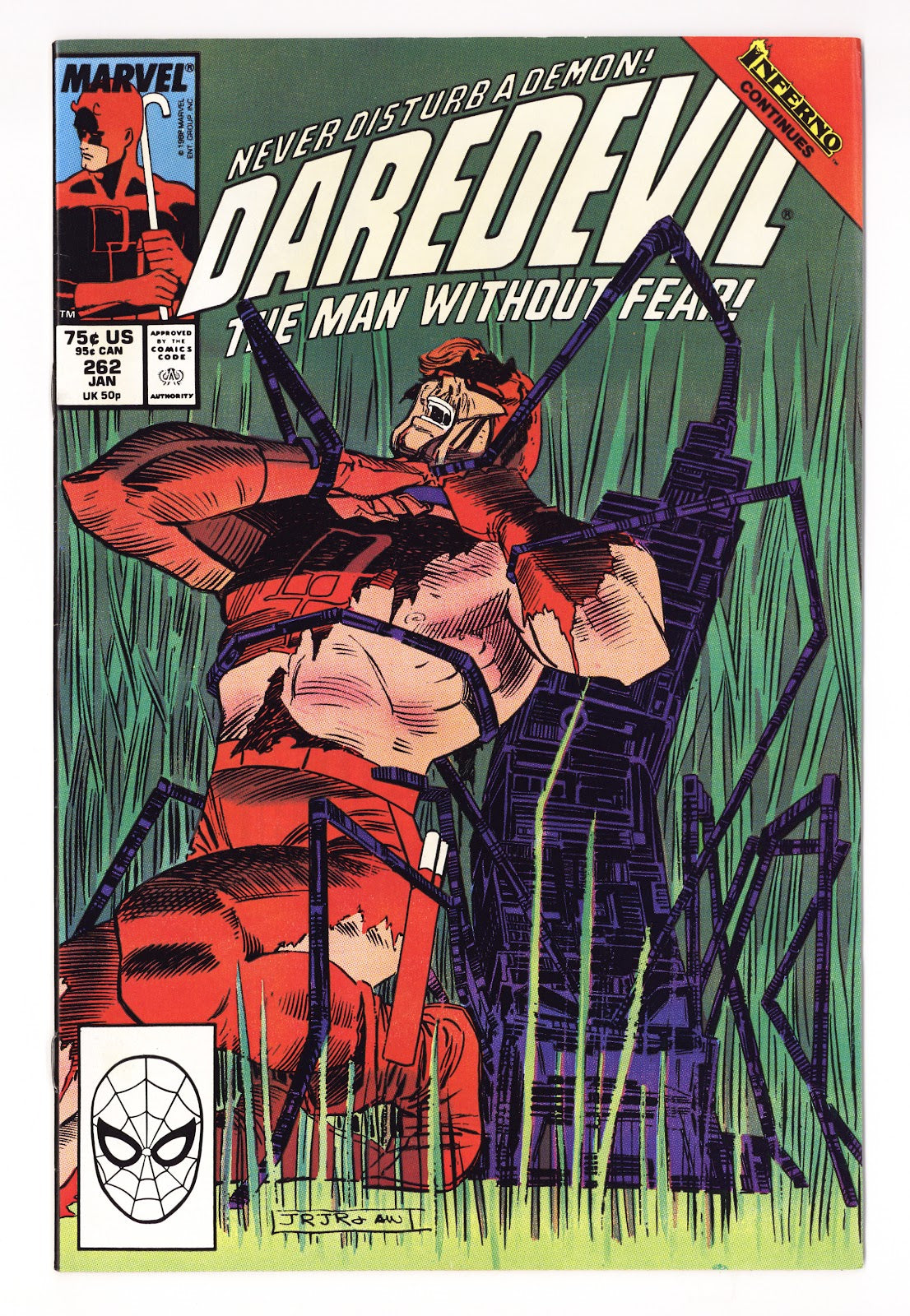 Daredevil Vol 1 262  Mid Grade   (1989)     