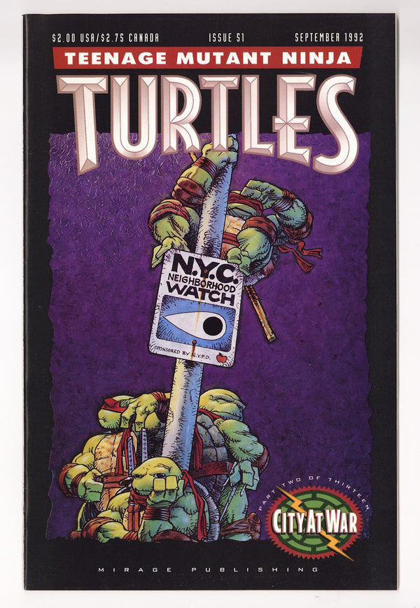 Teenage Mutant Ninja Turtles Vol 1 51  VF+ (8.5)   ()