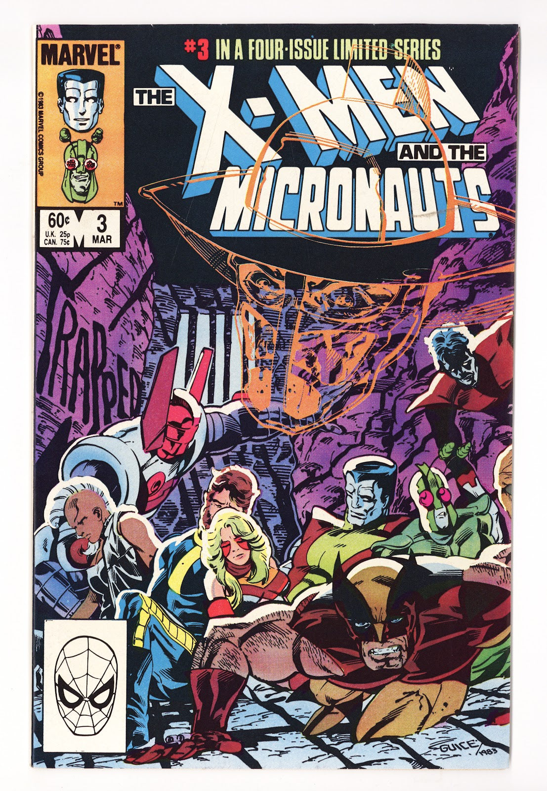 The X-Men and the Micronauts 3 High Grade (1984) Direct 