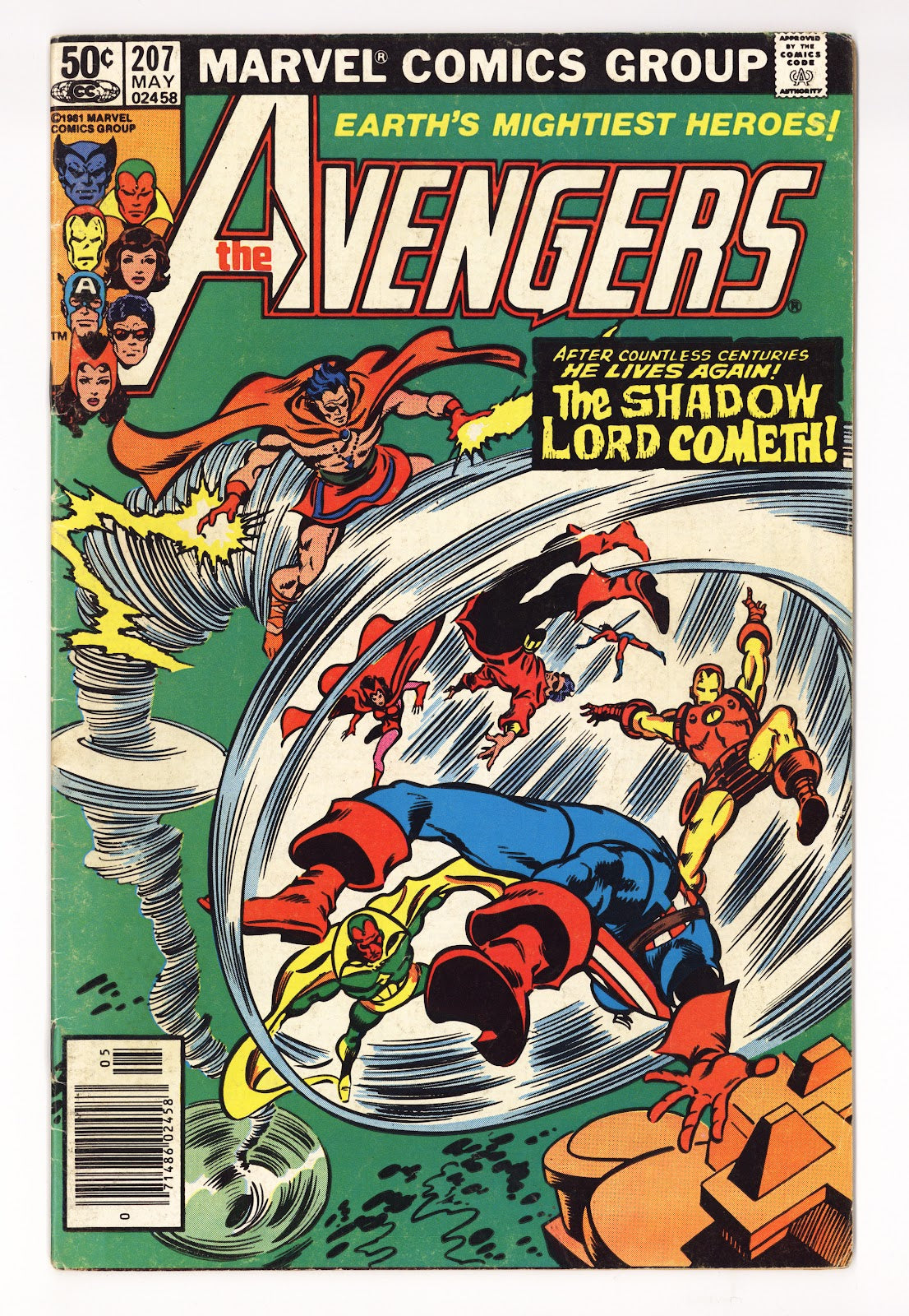The Avengers Vol 1 207  Low Grade   (1981)   Newsstand  