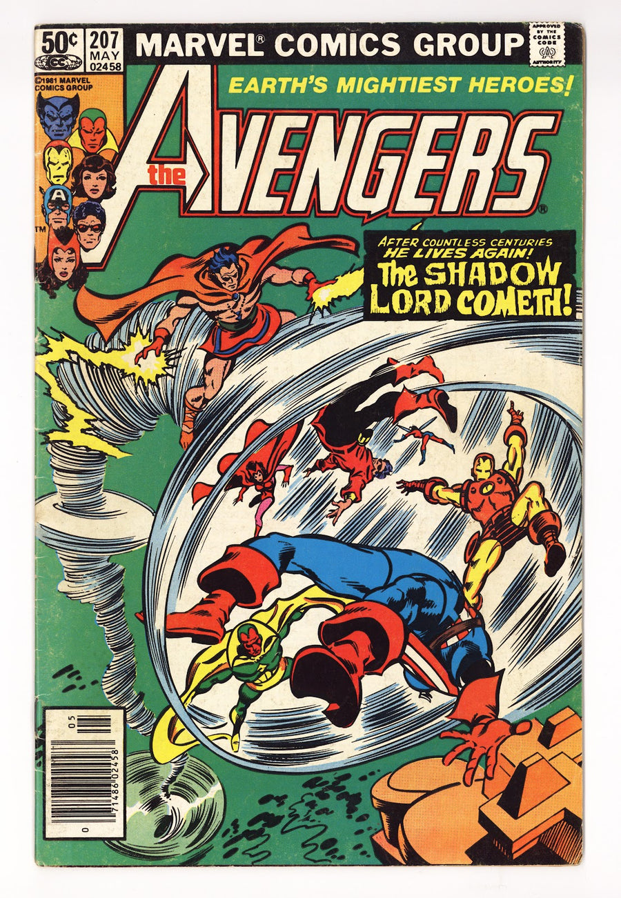 The Avengers Vol 1 207  Low Grade   (1981)   Newsstand  