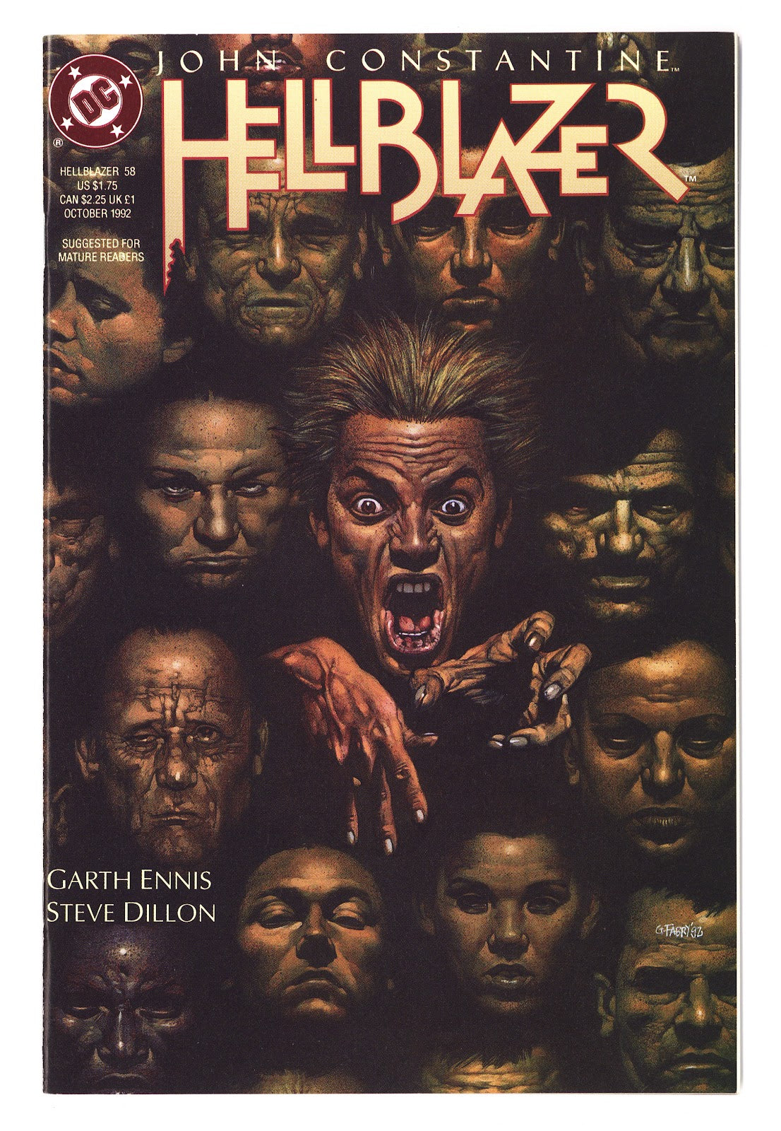 Hellblazer Vol 1 58  High Grade   (1992)