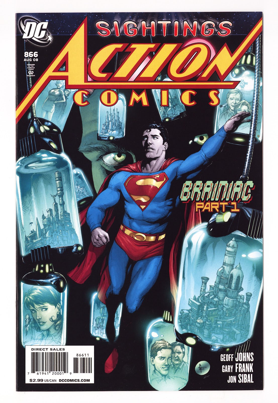 Action Comics Vol 1 866 High Grade (2008) 
