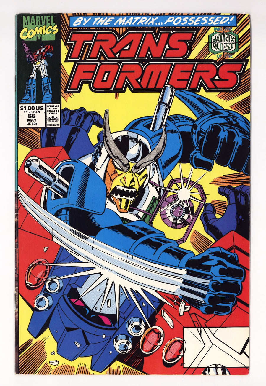 The Transformers Vol 1 66  FN+ (6.5)   (1990)     