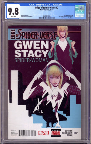 Edge of Spider-Verse Vol 1 2 CGC 9.8 (NM/M)   (2014)