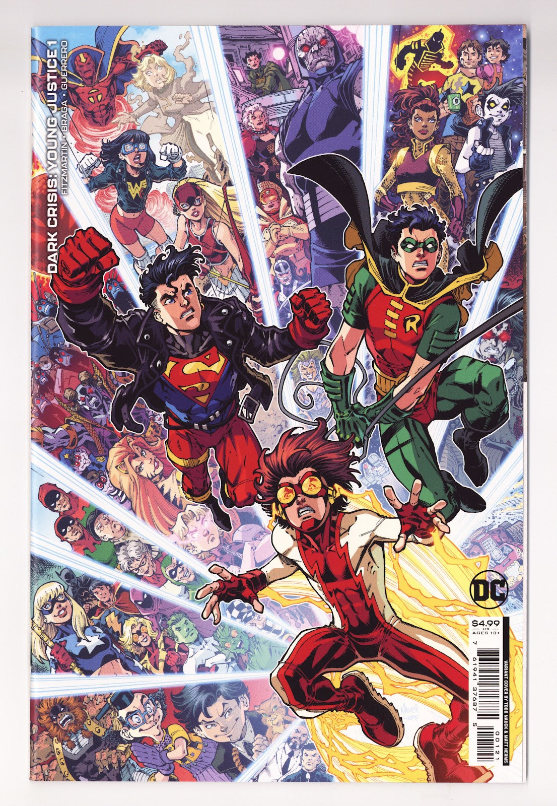 Dark Crisis: Young Justice 1 High Grade (2022) Nauck Variant 
