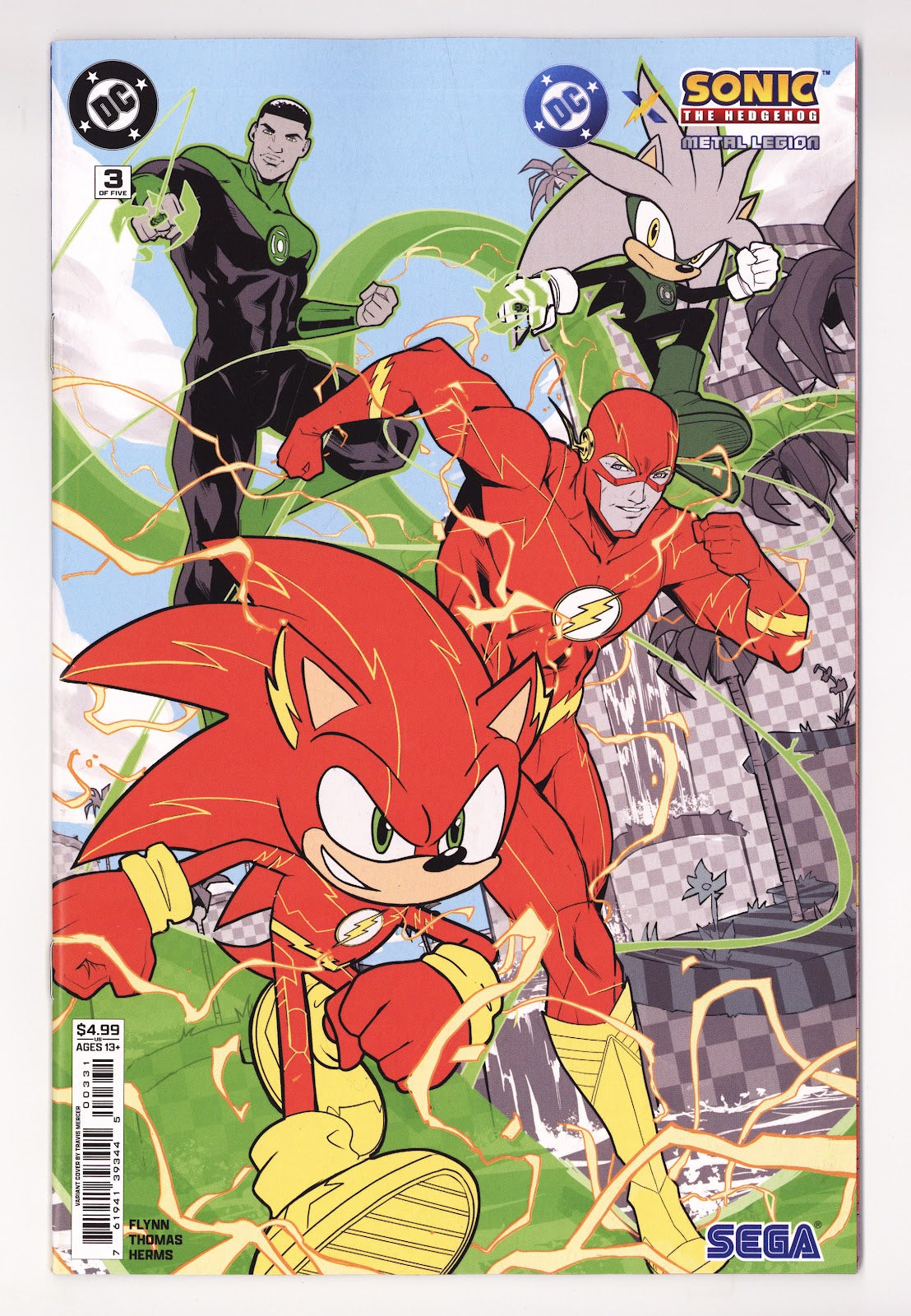 DC X Sonic The Hedgehog The Metal Legion 3 Mercer Variant (2026)