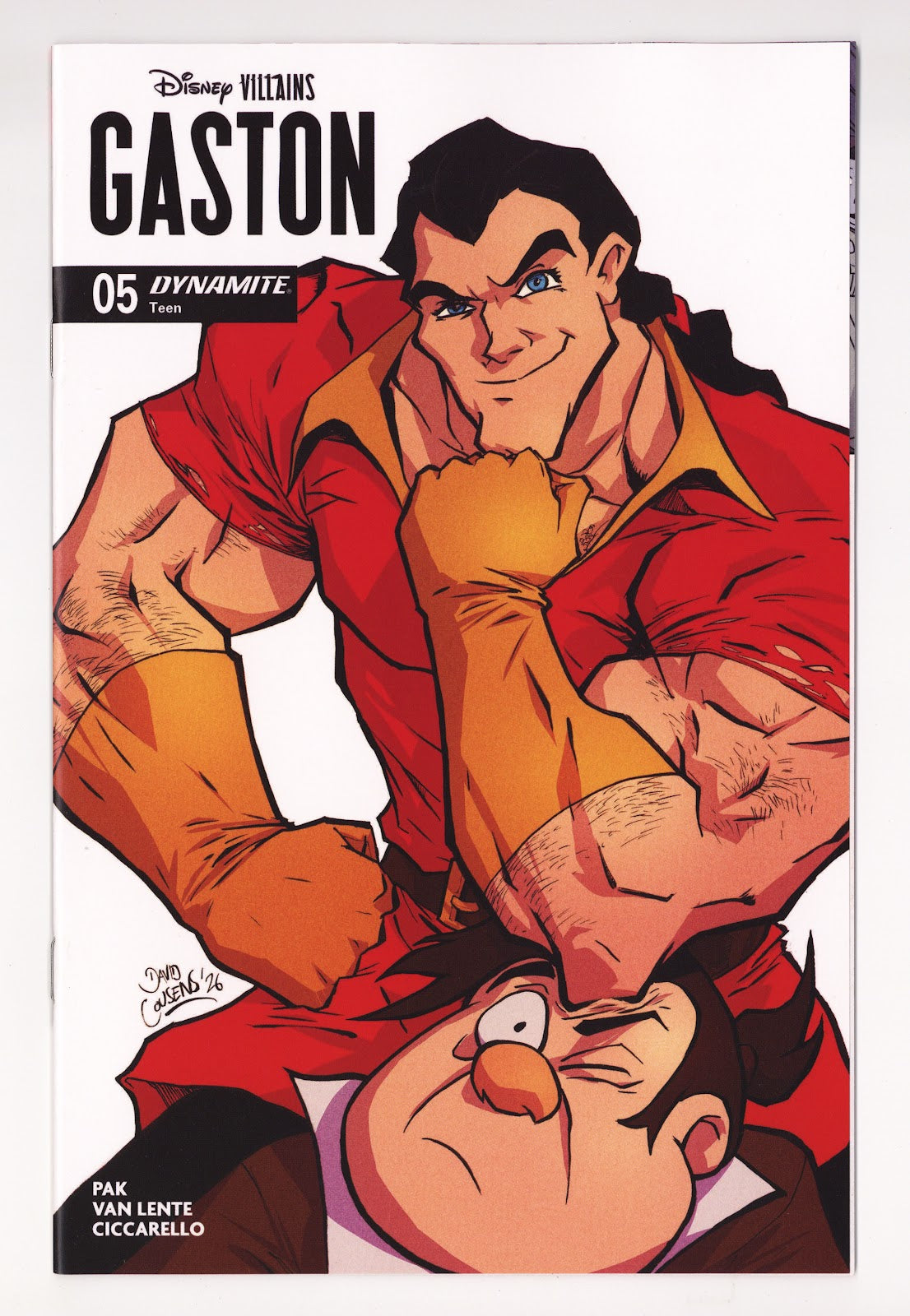 Disney Villains Gaston 5 Cousens Variant (2026)