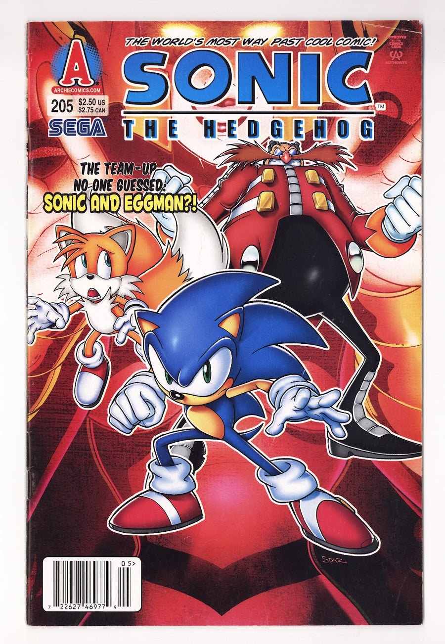 Sonic the Hedgehog Vol 2 205  Low Grade   (2009)   Newsstand