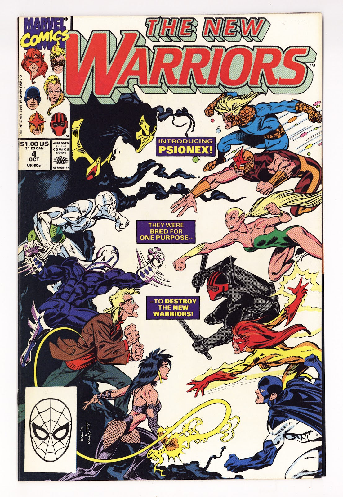 The New Warriors Vol 1 4 High Grade (1990) 
