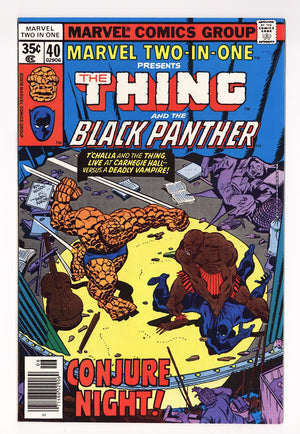 Marvel Two-in-One Vol 1 40  High Grade   (1978)
