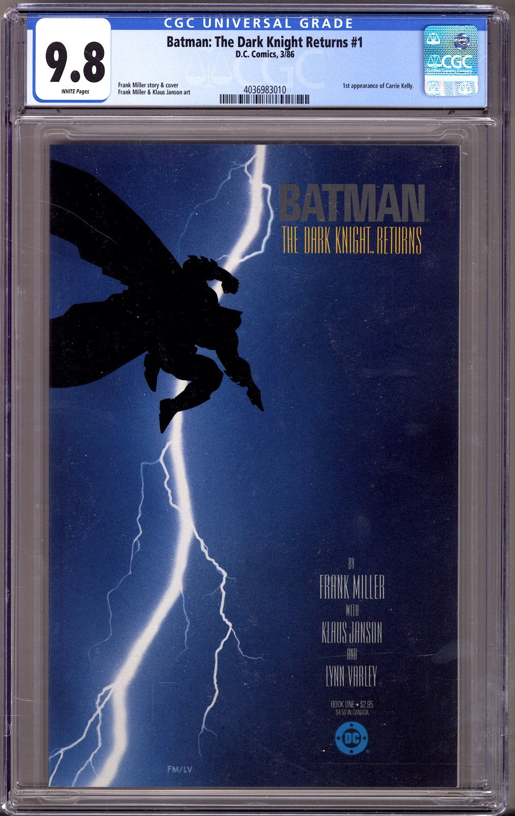 Batman: The Dark Knight 1 CGC 9.8 (NM/M) (1986) 